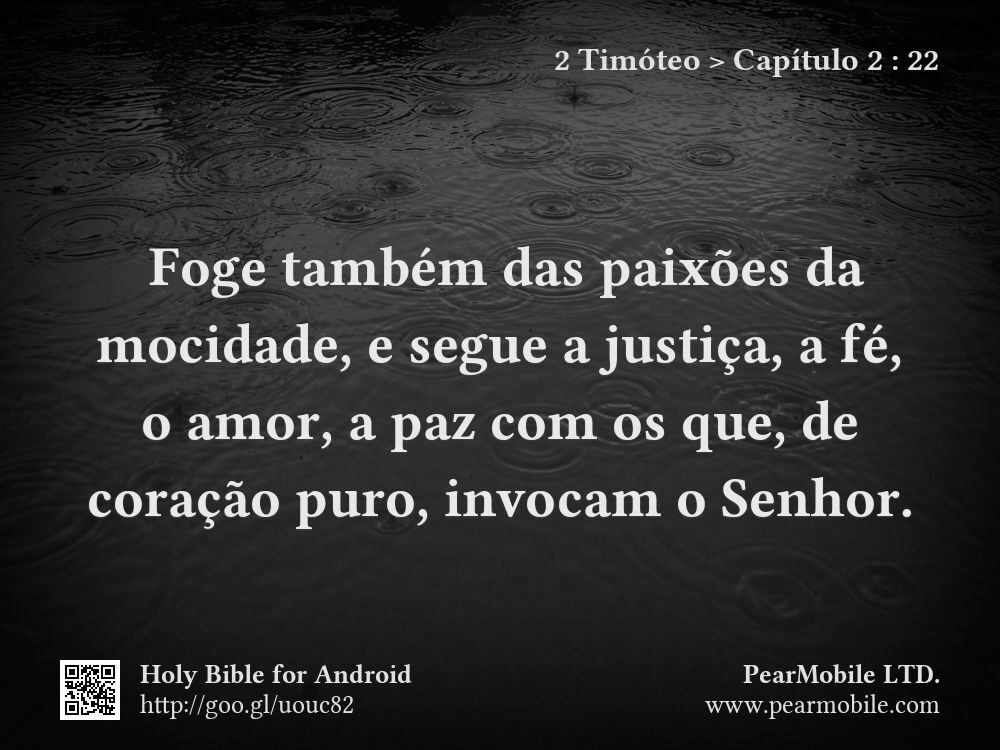 2 Timóteo, Capítulo 2:22